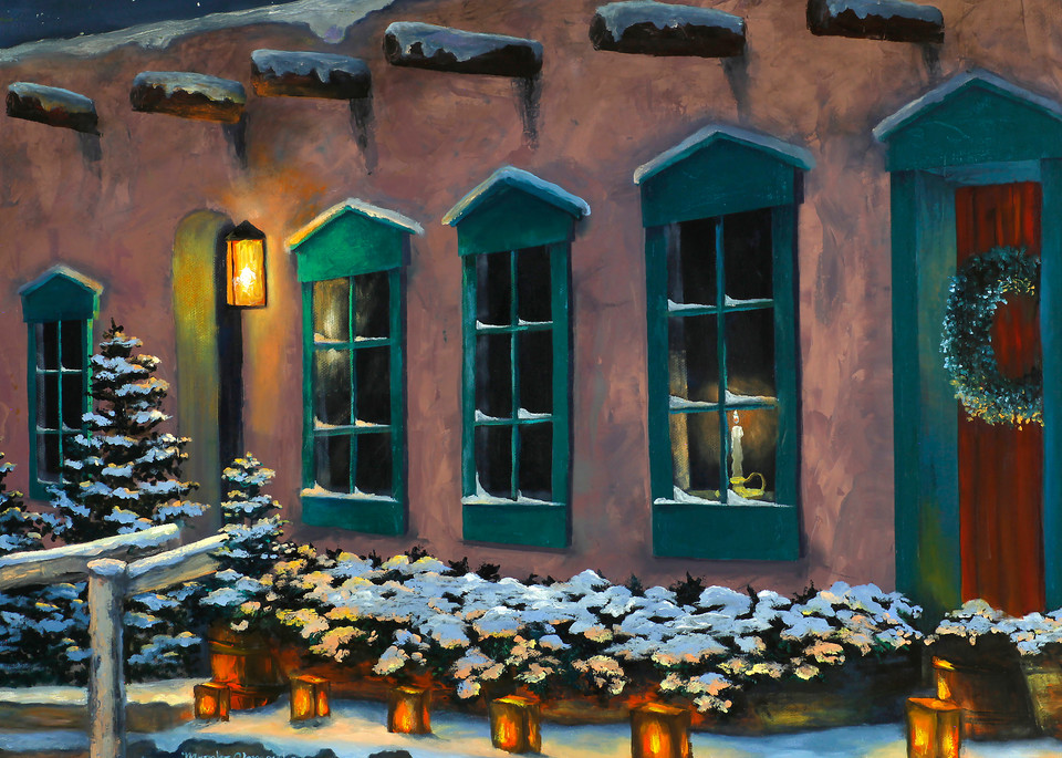 Santa Fe Luminarias Art | Marsha Clements Art