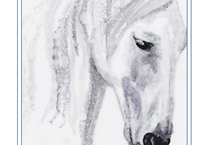 Alcohol Ink Horse Painting Art | Art by Virginia Crowe