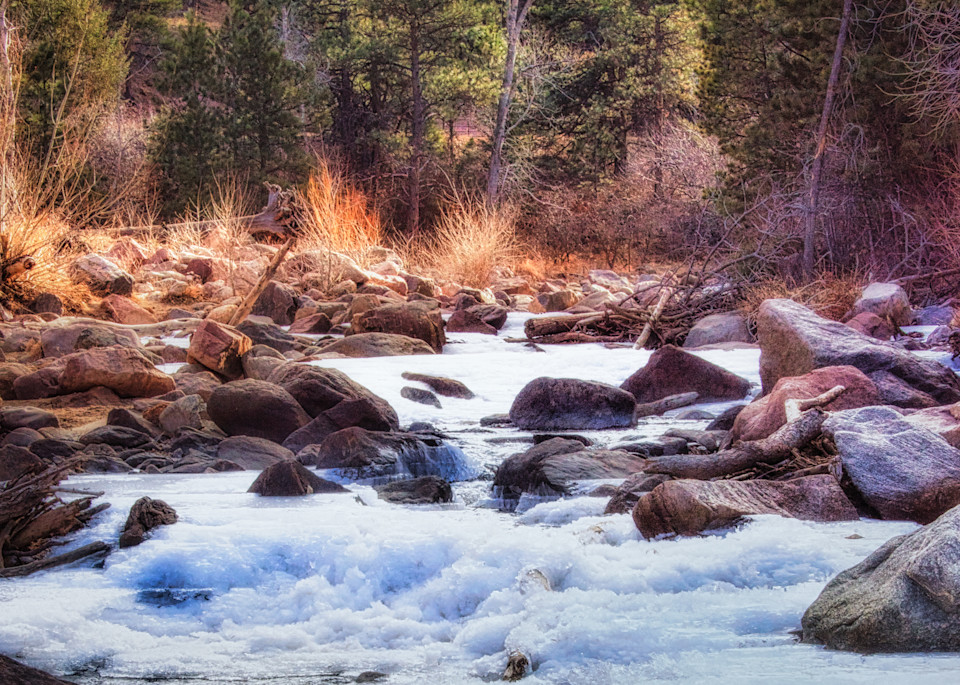 Waiting For The Thaw, Boulder County, Colorado Photography Art | Deni Cary Phillips Photographs