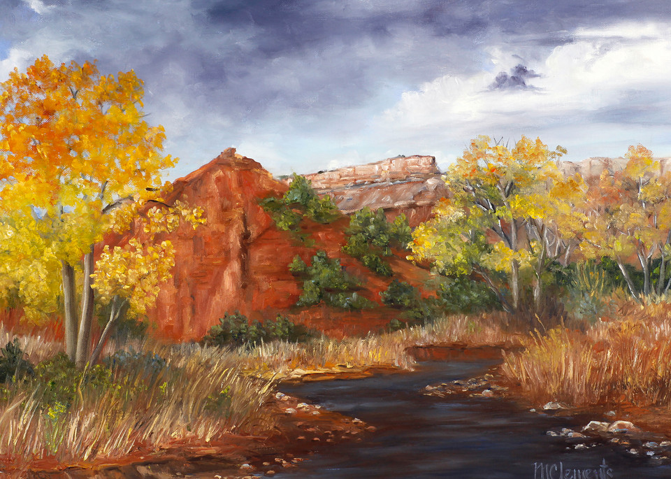Fortress In Fall Art | Marsha Clements Art