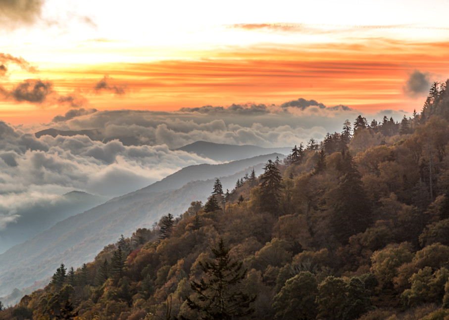 Smoky Mountain Sunrise Photography Art | Gingerich PhotoArt