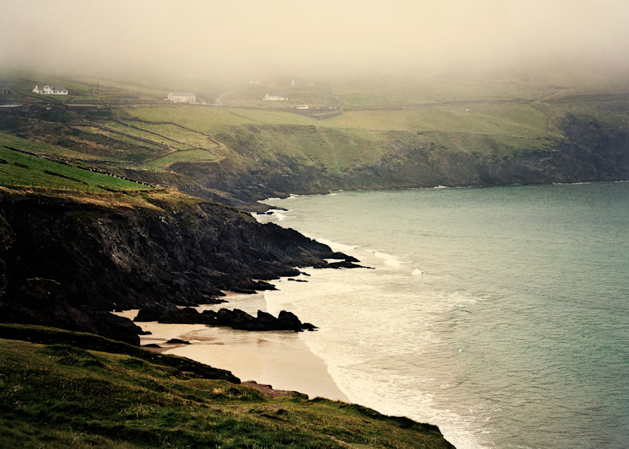 Moody Irish fine art landscape photograph of Dingle Bay by Allison Davis