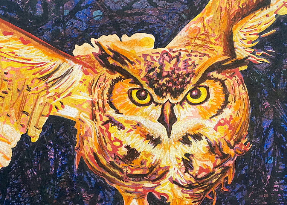 Owl Art | Maya Krow Art