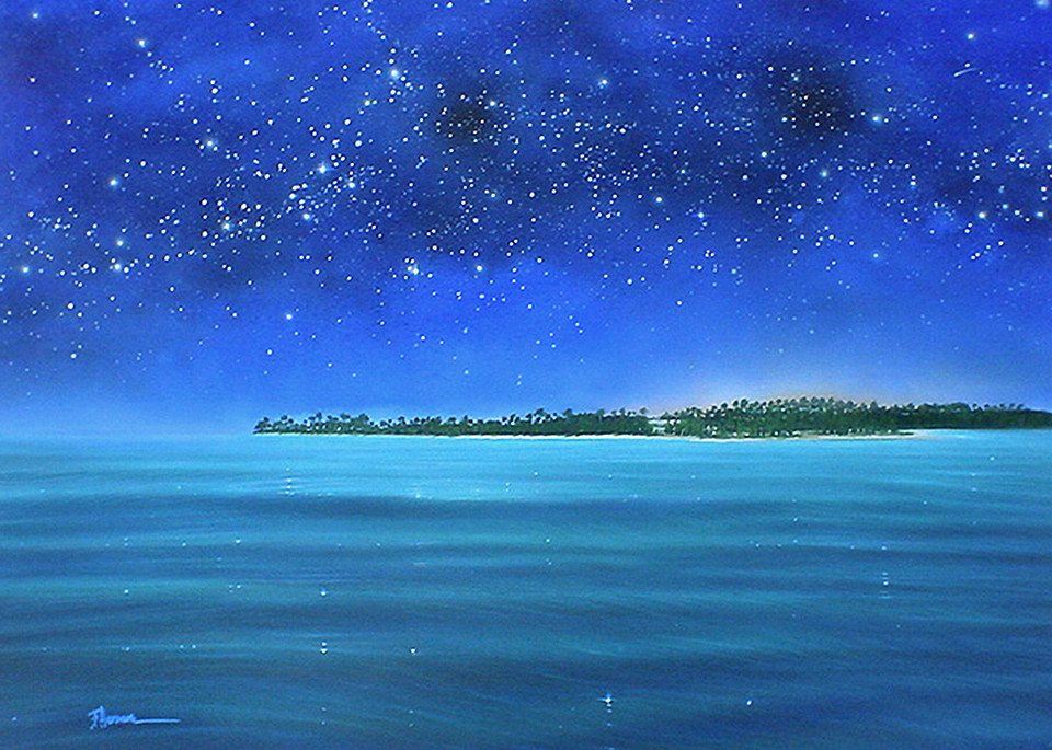 Key West Night Sky Art | B.Harmon Art, Illustration & Prints