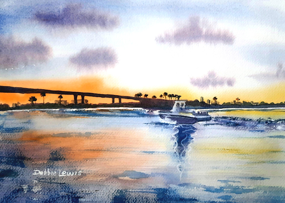 Clearwater Bridge at Sunset
