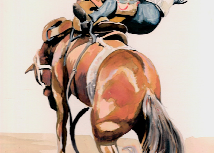 Rodeo Rider Art | Picket Fence Studio