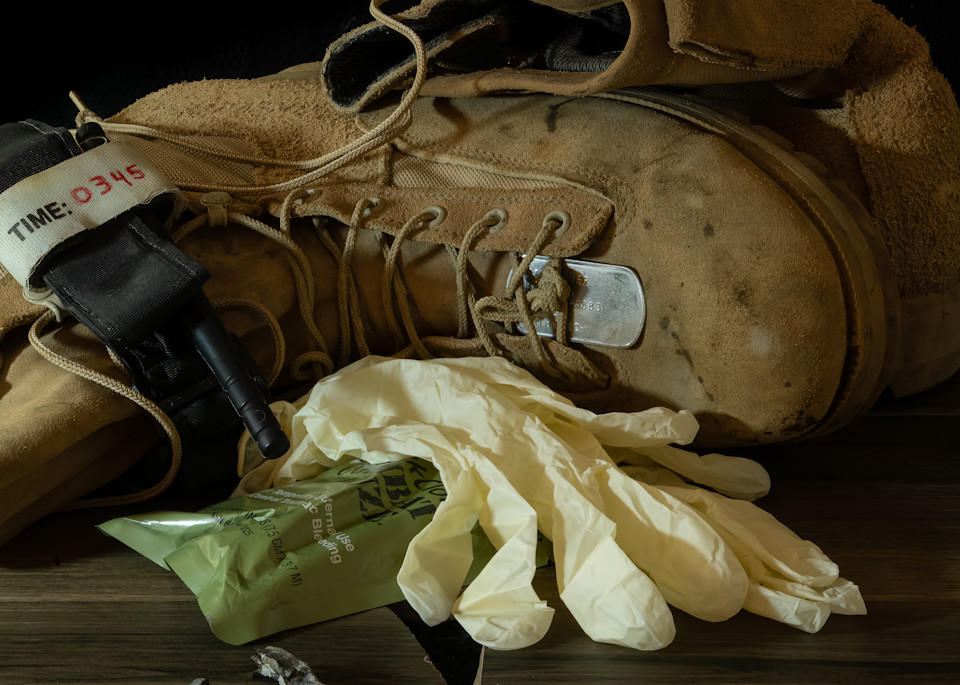 rpgphotography veteran inspired  still life Wounded
