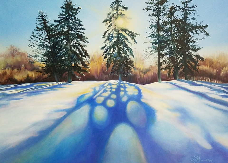 Long Winter's Shadow Art | Leanne Hanson Art