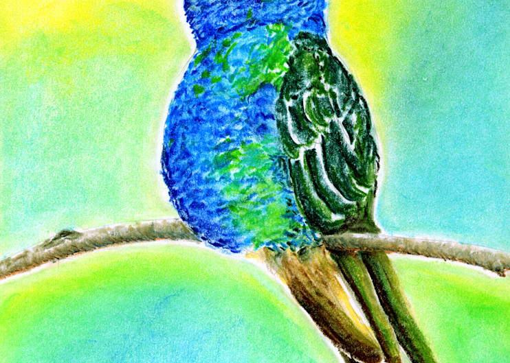 "Birds Of A Feather" Hummingbird Art | Jeanine Colini Design Art