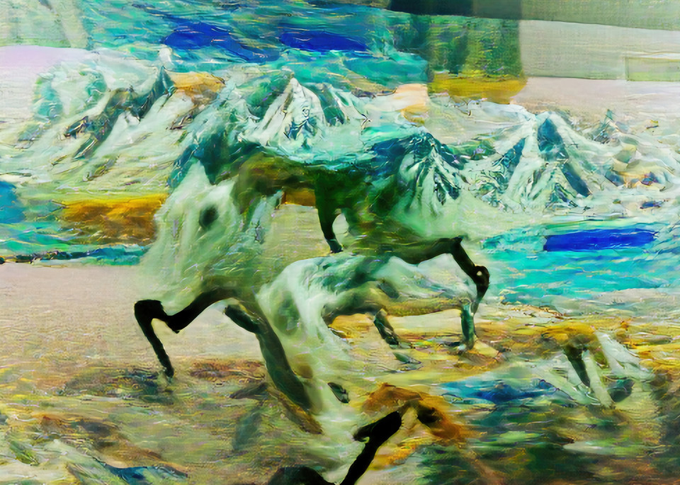 Equus Spirit Mount Equus Art | AI Made Art LLC