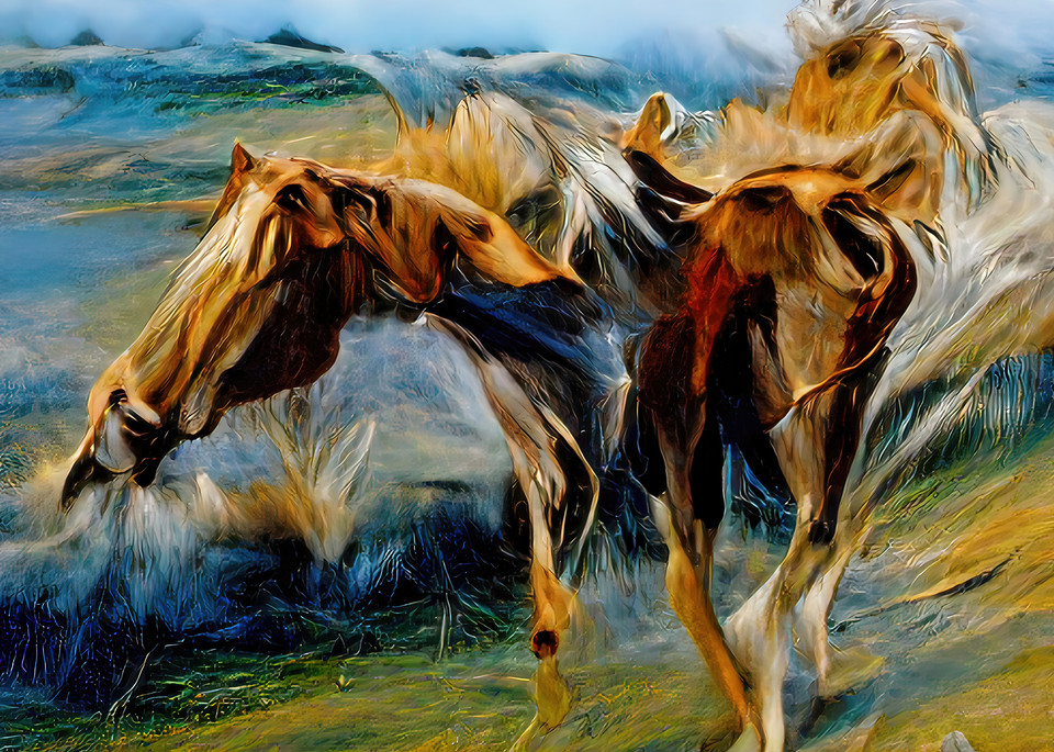 Equus Spirit Lightning Art | AI Made Art LLC