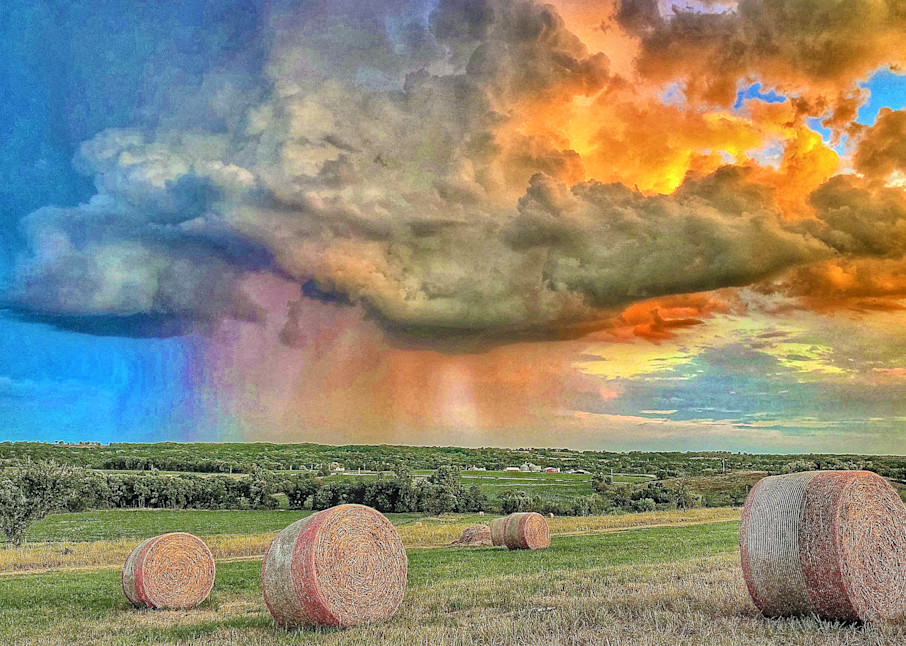 Storm Over Hay Photography Art | Kirkwood Kreations Photography