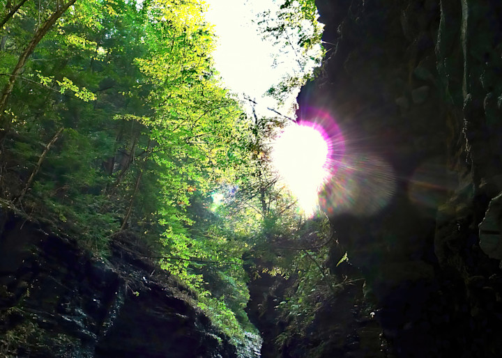 Sun Over The Gorge Photography Art | Sun Dragon Images