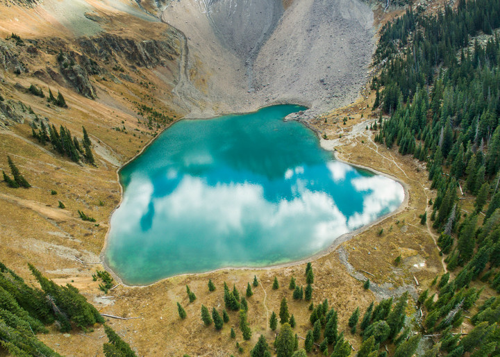 Blue Lake from Above