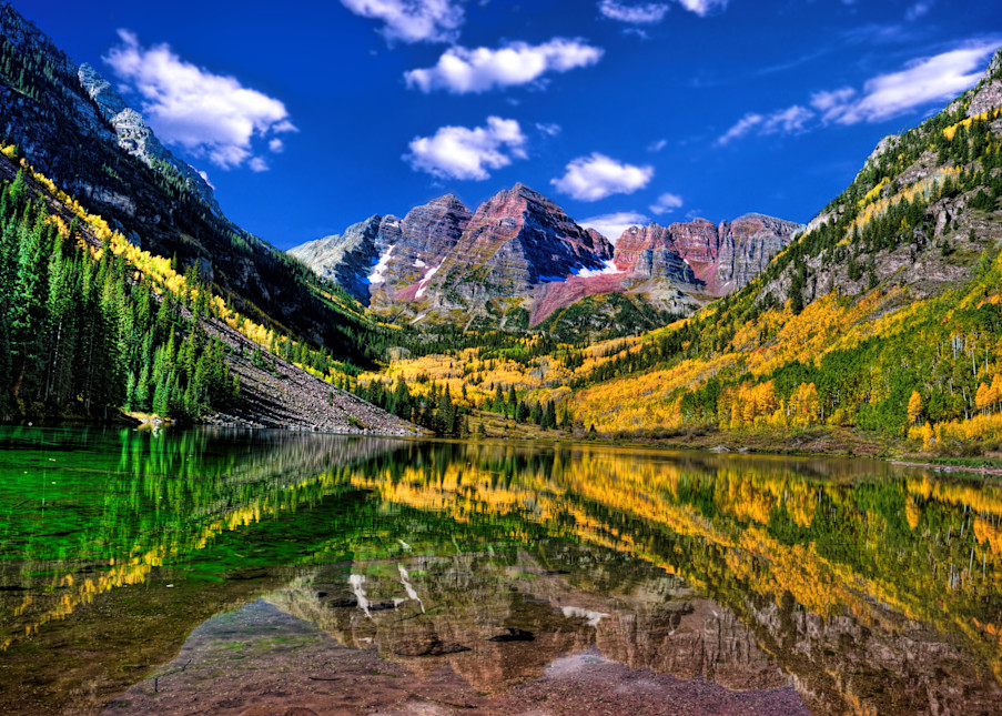 Maroon Bells Fall Colors Photography Art | Ken Smith Gallery
