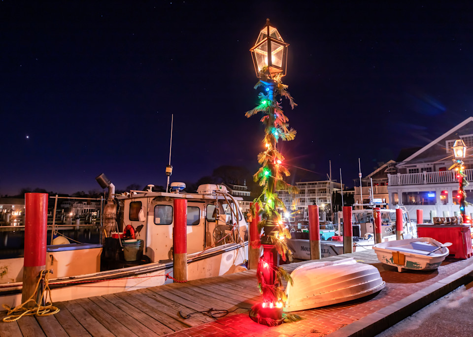 Christmas 2021 Edgartown Wharf Art | Michael Blanchard Inspirational Photography - Crossroads Gallery