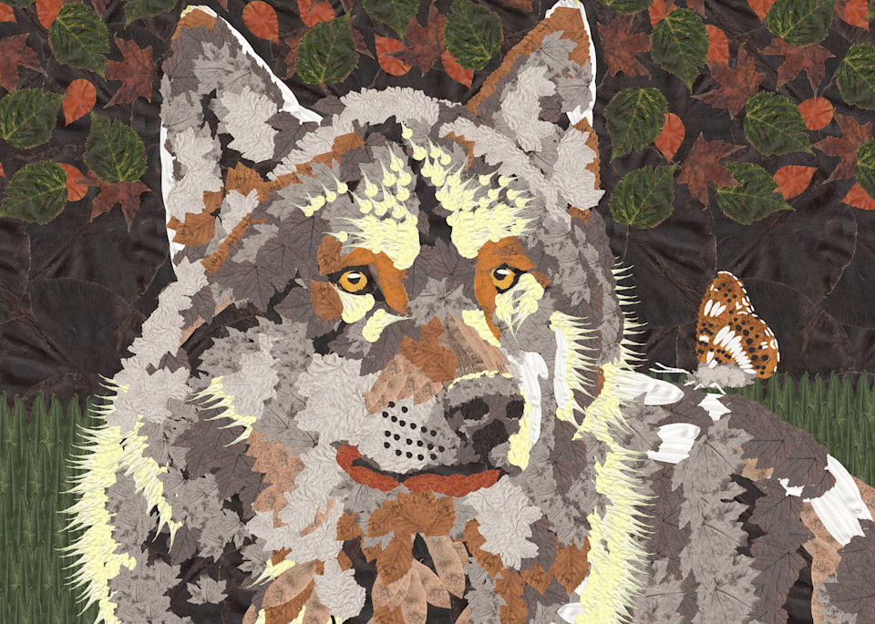 Wolf And Butterfly Art | smacartist
