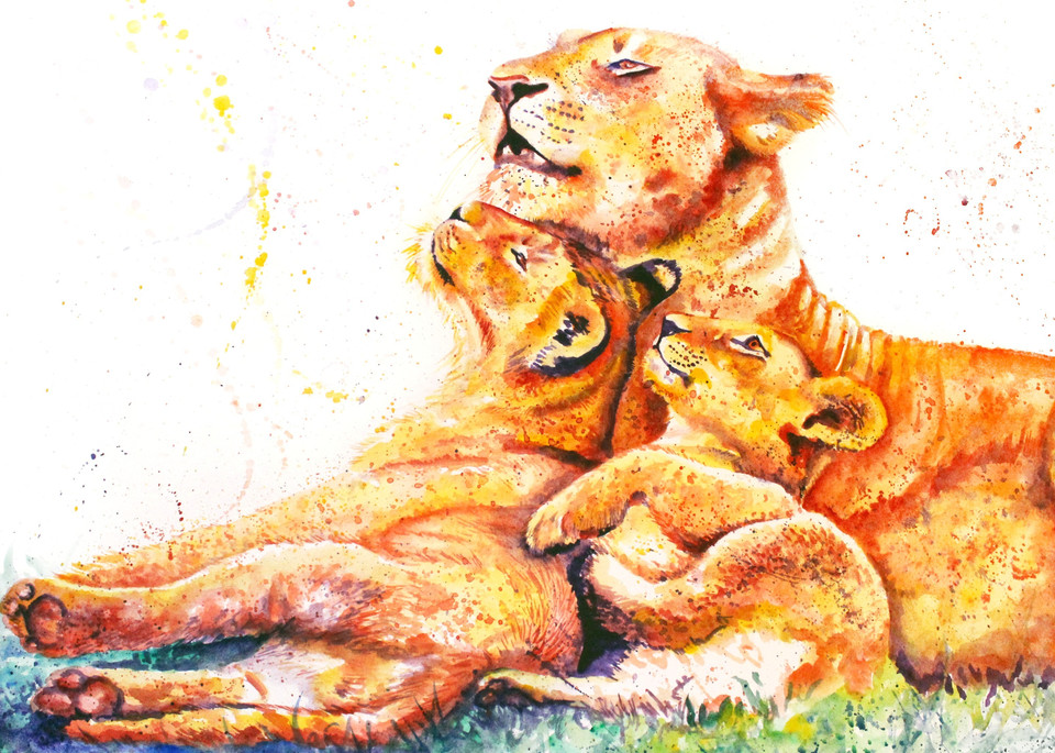 Safari Collection - Lioness & Cubs