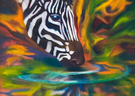 Zebra Art | KD Neeley, Artist