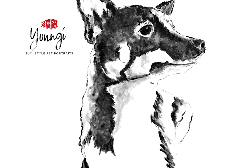 Pillows: Juno (Rat Terrier, Miniature Pinscher, Chiwawa Mix) Art | Youngi-Sumistyle pets