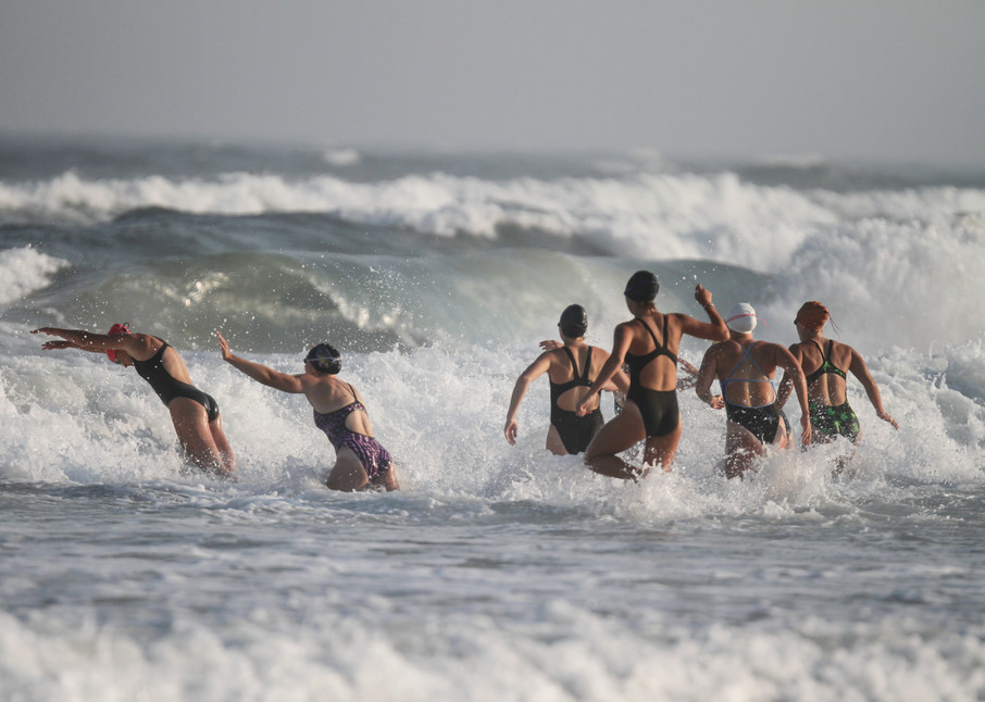 Longport Women Swim Photography Art | Lifeguard Art®