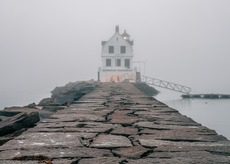 Rockland Breakwater Lighthouse, Rockland, Maine Photography Art | Jeremy Noyes Fine Art Photography