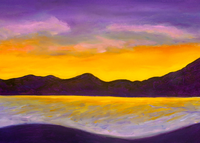 Tahoe Sunset Art | Christine Kerr Art