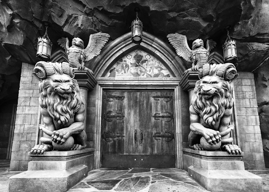 Beast Castle Door Belle Beauty Disney World