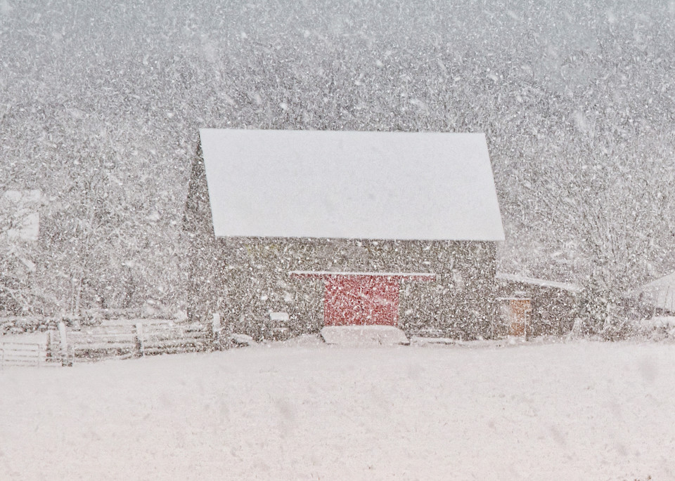 Keith Farm Snow Art | Michael Blanchard Inspirational Photography - Crossroads Gallery