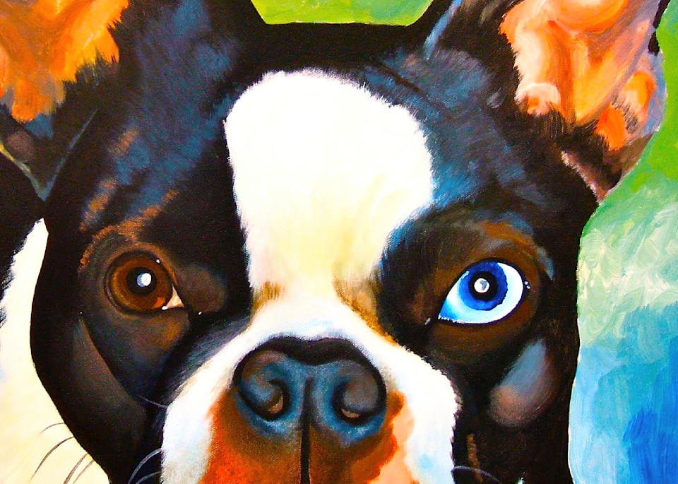 Boston Terrier Art | Art by Melanie Anderson