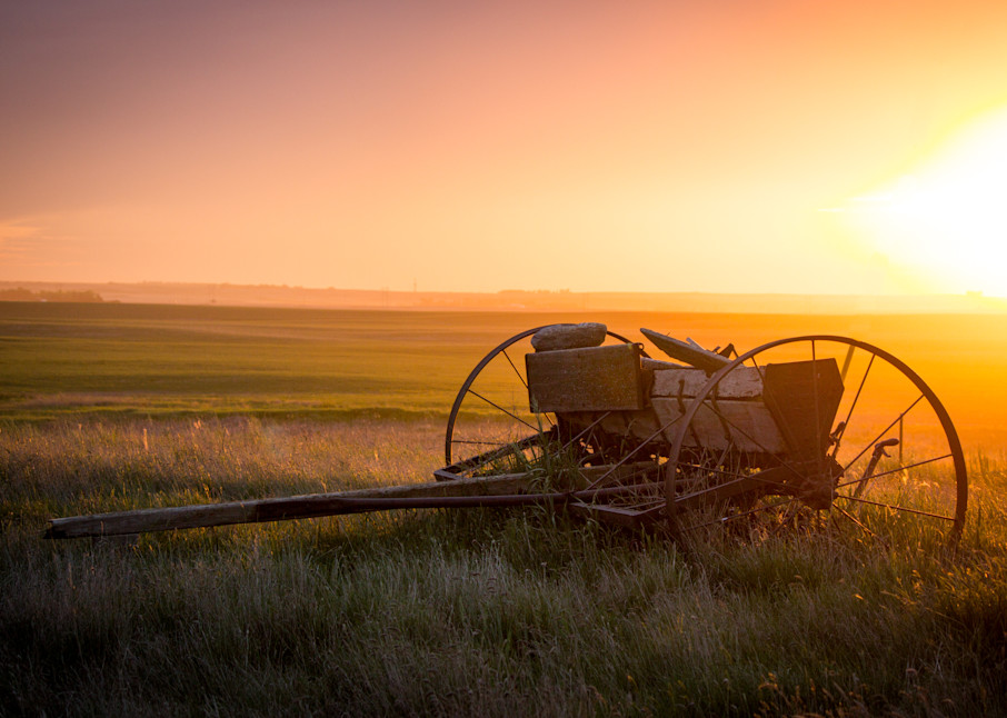Rustic Seeder at Sunset Photography
