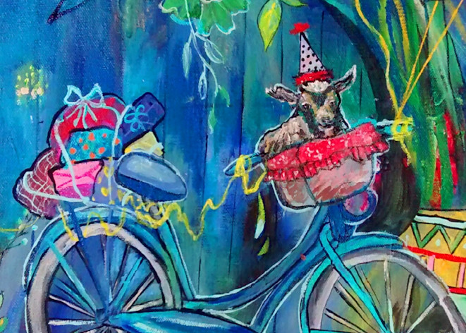 Birthday Goat Art | josefienstoppelenburg