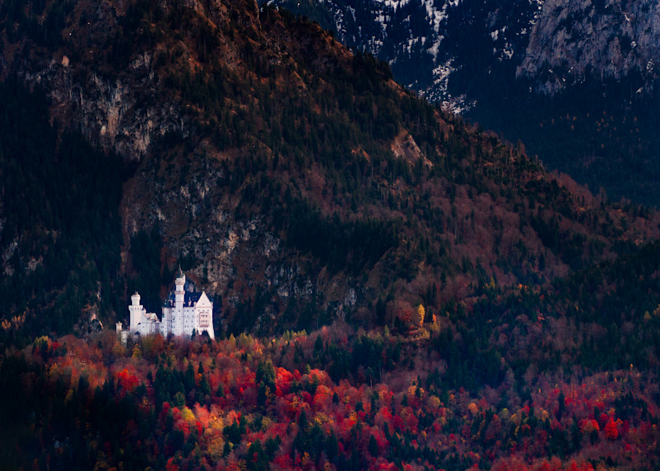 Nestled in the Alps during the Autumn Schloss Neuschwanstein invites you to dream - Fine Art Photography