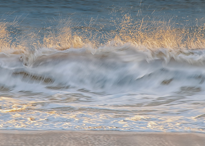 South Beach Wave Golden Wave Splash Art | Michael Blanchard Inspirational Photography - Crossroads Gallery