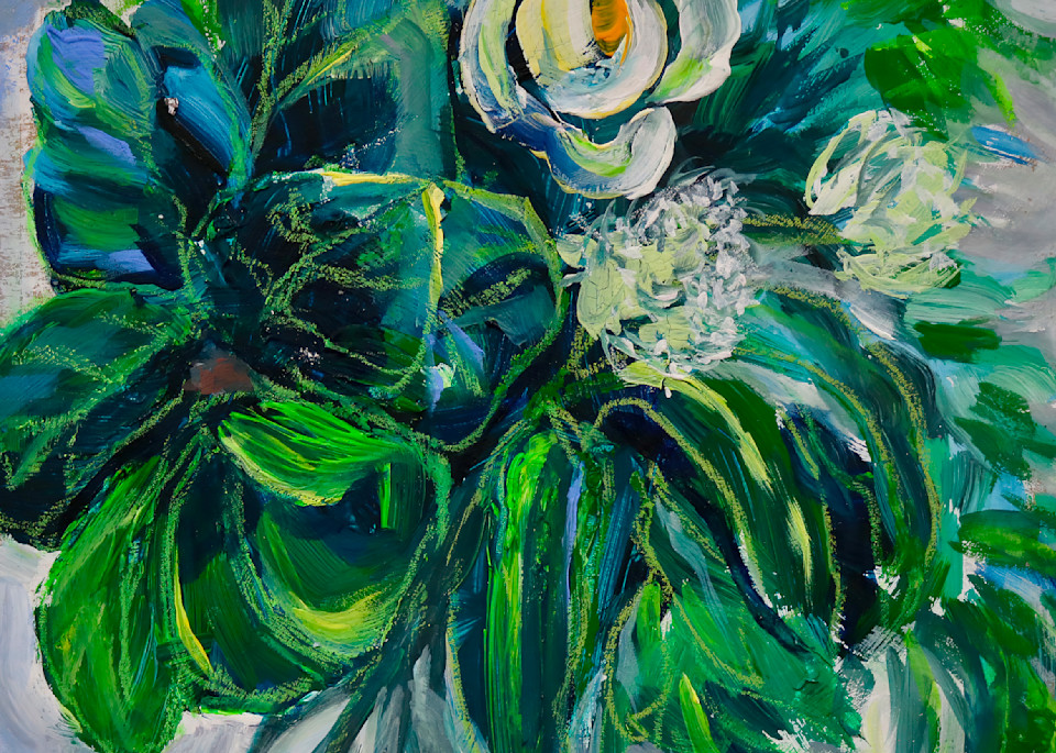 Magnolia Bouquet Art | Art by Melanie Anderson