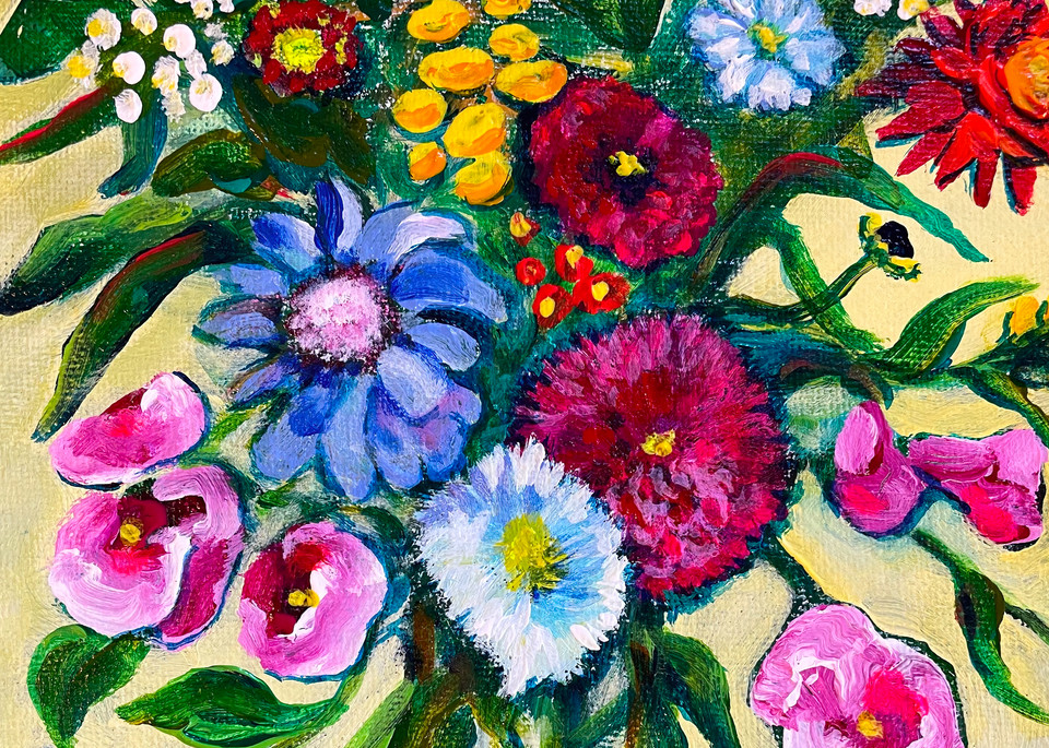 Mixed Bouquet Art | Art by Melanie Anderson