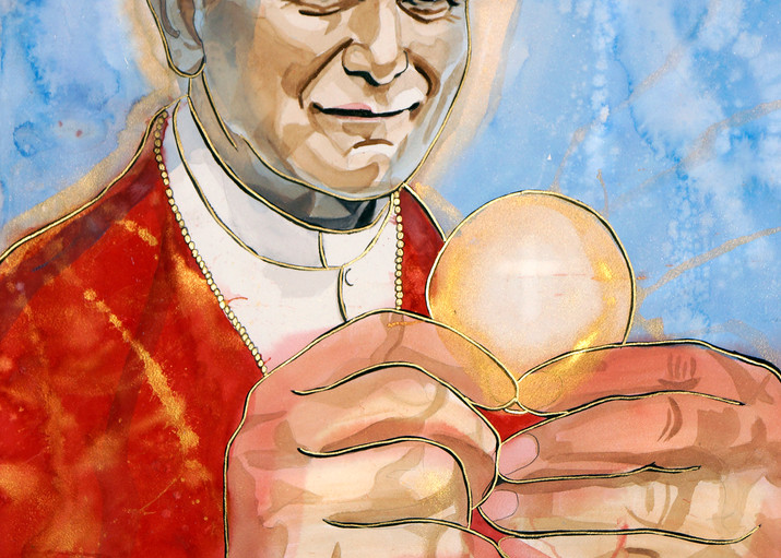 St. Pope John Paul Ll Art | William K. Stidham - heART Art