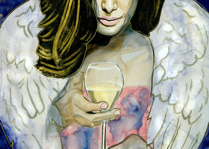 Wine Angel Art | William K. Stidham - heART Art