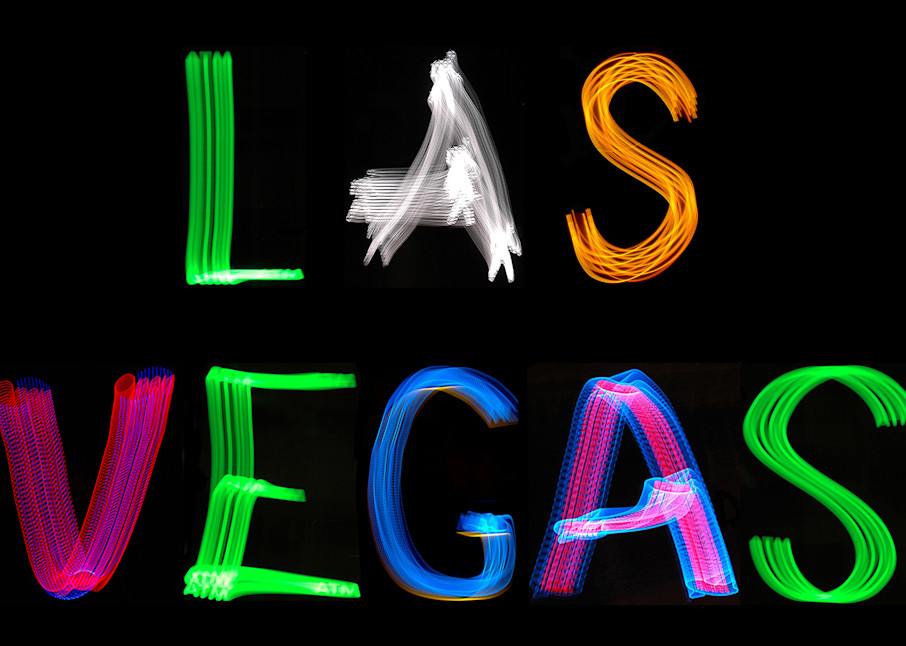 Las Vegas Light Painting Photography Art | David Louis Klein
