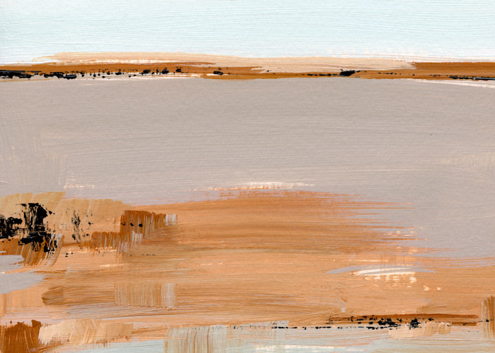 Giclee Art Print - Neutral Desert II- by contemporary Impressionist April Moffatt

