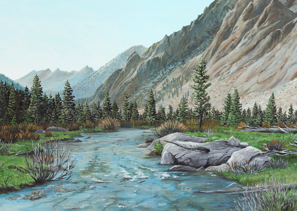 Kings Canyon Stream Painting