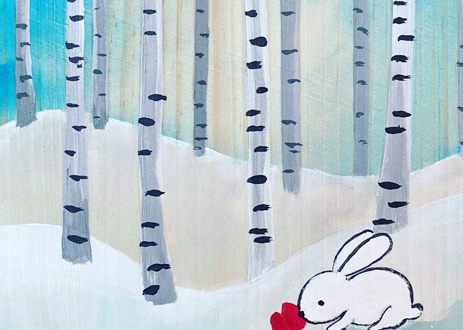 Snow Bunny Art | Anneke Swanson Art