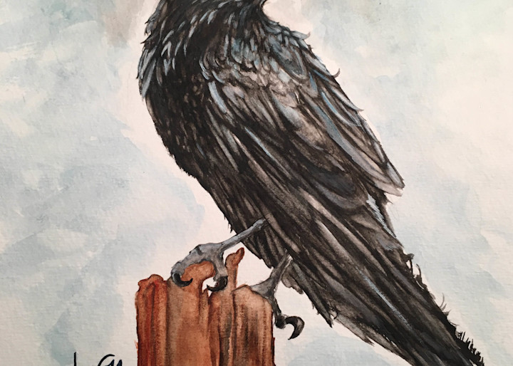 Raven No 1 - Guardian of Clarity and Purpose © Lisa Coriell Art