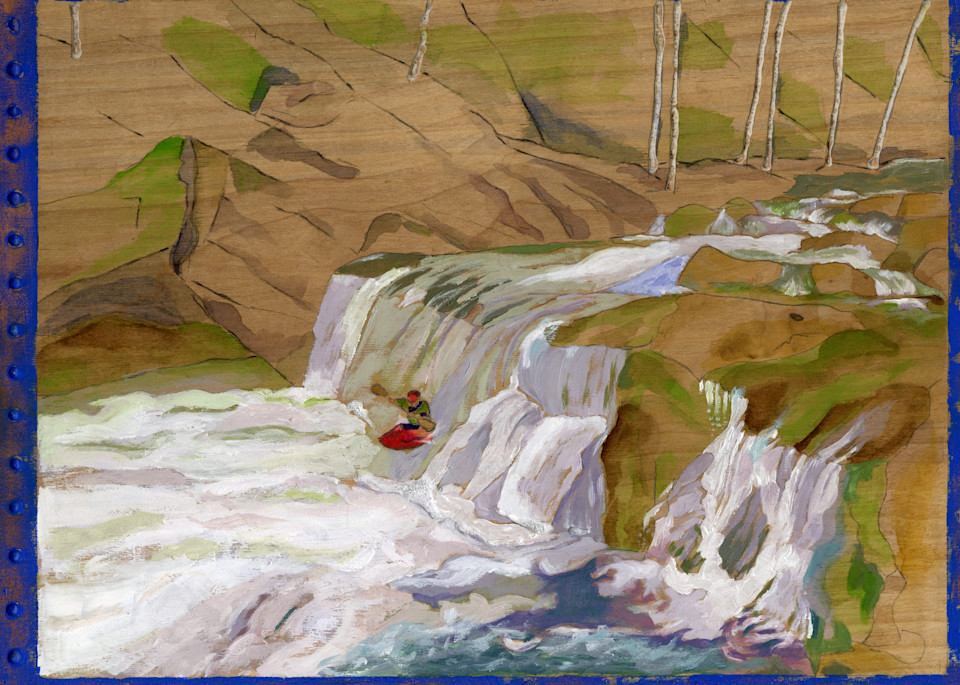 Baby Falls Tellico River Art | Betsy Hobkirk Art