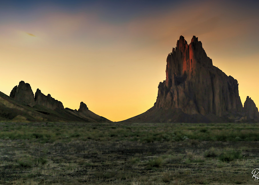 Golden Hour at Shiprock | Lion's gate Photography