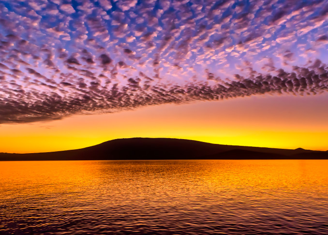 Liquid Gold Sunrise In Galapagos Photography Art | Rick Vyrostko Photography