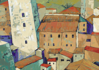 Rooftops Of San Gimignano Art | Main Street Studios 