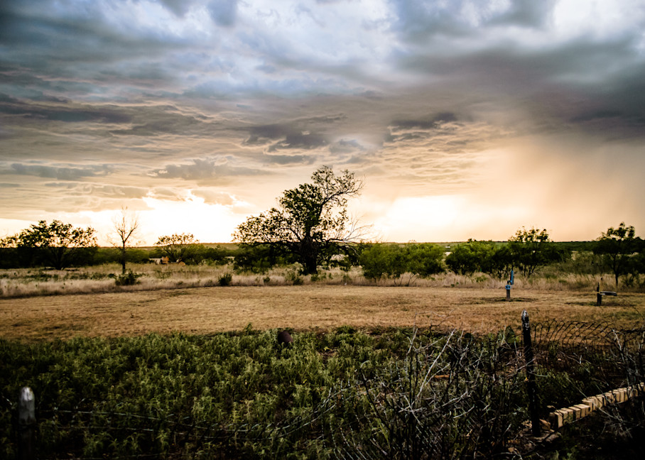 Storm Behind The Ranch Photography Art | Claudia F Coker Photography LLC