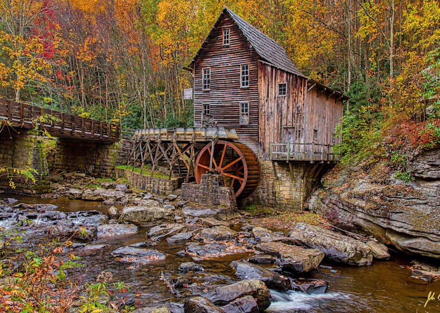 Glade Creek Grist Mill No. 1 Photography Art | johnkennington