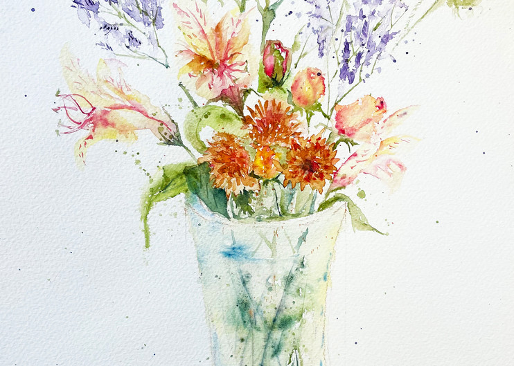 Fall Bouquet Art | Color Splash Ranch